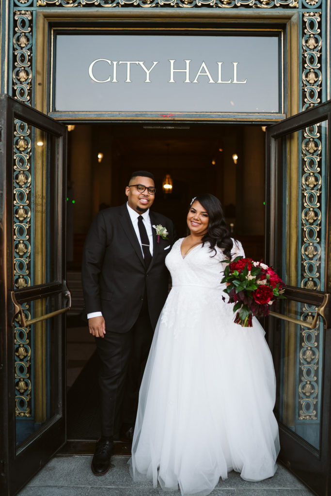 An Intimate San Francisco City Hall Wedding via TheELD.com