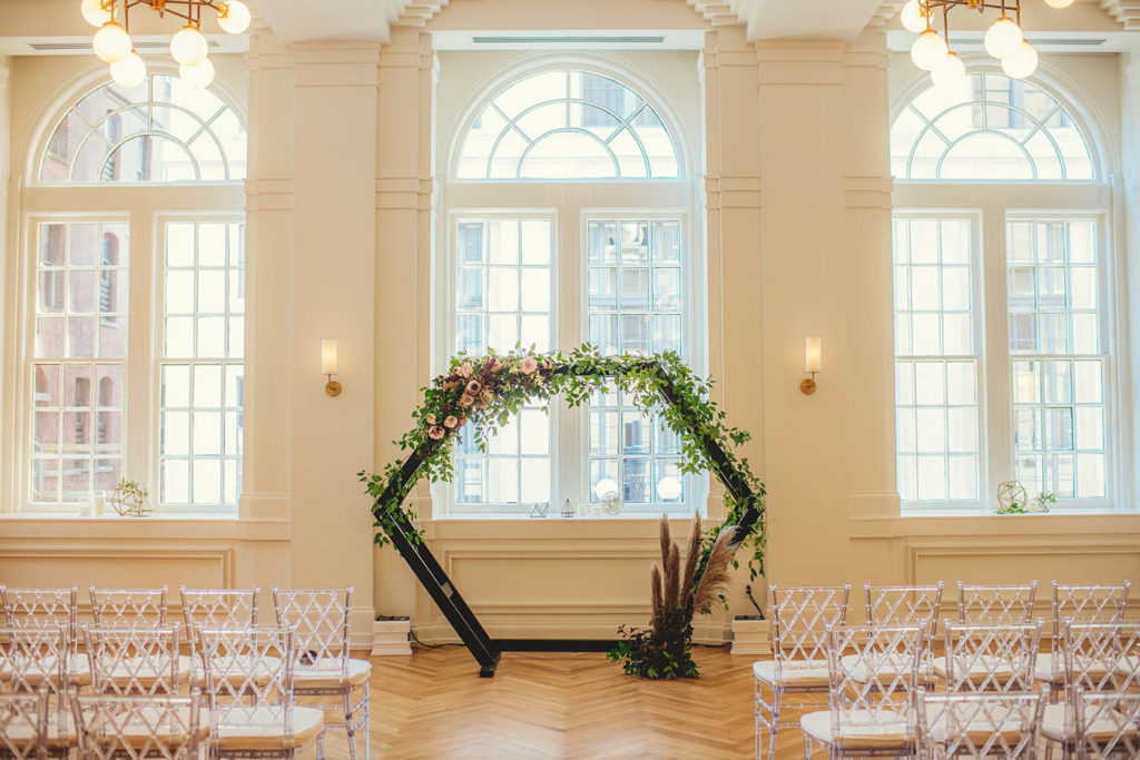Tampa indoor wedding ceremony