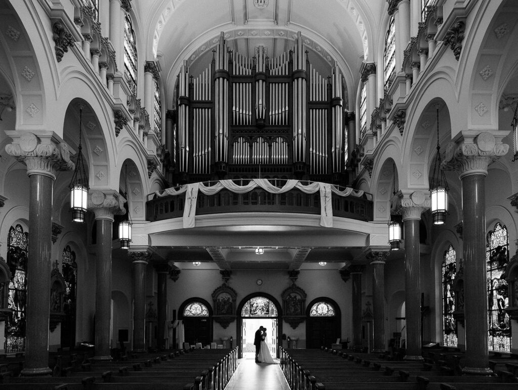 Sacred Heart Catholic Church Tampa wedding organ